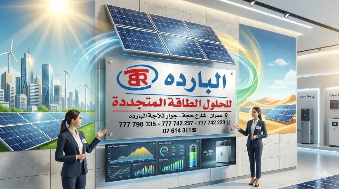 البارده لحلول الطاقه المتجدده
